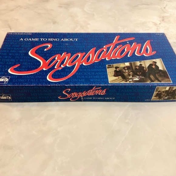 RARE Vintage 1988 Songsations Board Game Chieftain Products Mitkey 100% COMPLETE - Picture 2 of 12